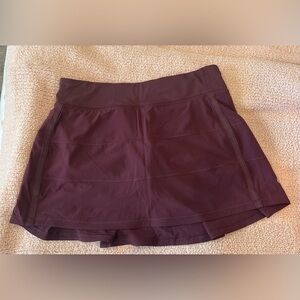 Lululemon Burgundy skirt